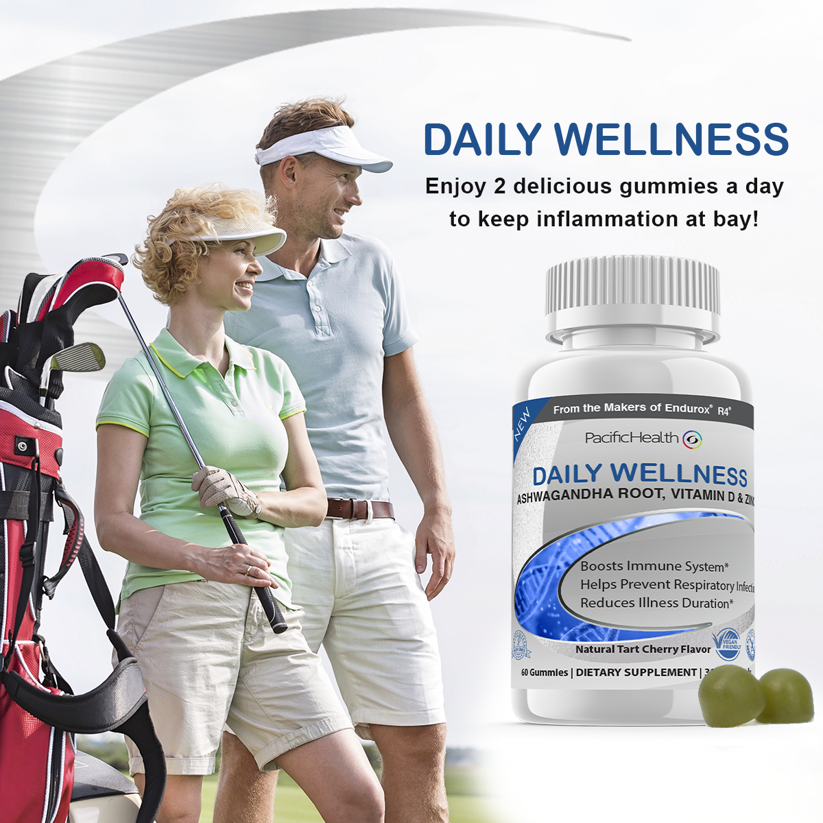 NEW!  Daily Wellness Gummies ( Natural Tart Cherry Flavor )